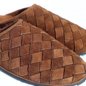 Suede Weaved Mule
